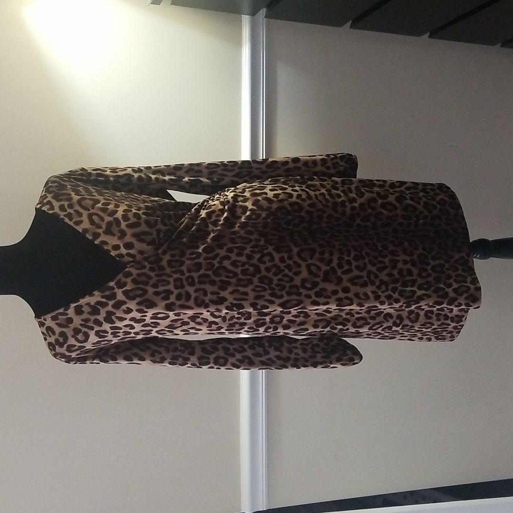 Jones New York Signature Cheetah Print Dress